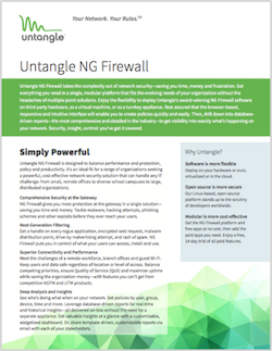 Untangle NG Firewall brochure